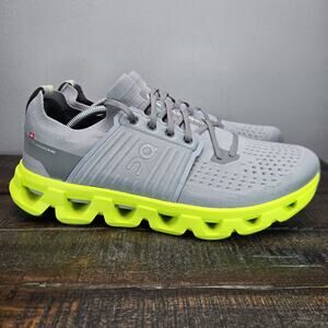 NEW ON Cloudswift Mens Size 12.5 Comfy Running Shoes Sneakers Gym Gray Green